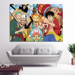 Straw Hat Pirates One Piece Manga   Wand-Kunstdruck Riesenposter (P-0648)