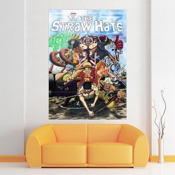 One Piece Manga Anime Version 4  Wand-Kunstdruck Riesenposter (P-0651)