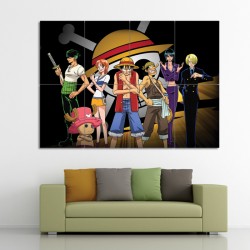 One Piece Manga Anime Version 5 Wand-Kunstdruck Riesenposter (P-0652)