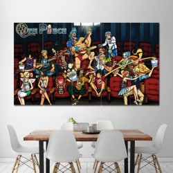 One Piece Manga Anime Version 6 Block Giant Wall Art Poster (P-0653)