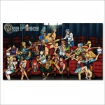 One Piece Manga Anime Version 6 Block Giant Wall Art Poster 