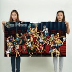 One Piece Manga Anime Version 6 Block Giant Wall Art Poster 