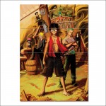 Straw Hat Pirates One Piece Block Giant Wall Art Poster