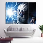 Kakashi Hatake Naruto Shippuuden Block Giant Wall Art Poster