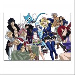 โปสเตอร์ ภาพการ์ตูน Fairy Tail Manga Anime 