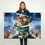 Lego Star Wars Block Giant Wall Art Poster 