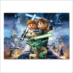 Lego Star Wars Block Giant Wall Art Poster 