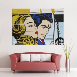 Roy Lichtenstein Pop Art Block Giant Wall Art Poster (P-0764)