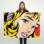 Roy Lichtenstein Girl Wand-Kunstdruck Riesenposter 