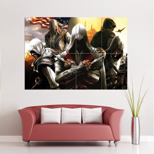 Assassin's Creed 4 Black Flag Wand-Kunstdruck Riesenposter 