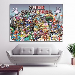 Super Smash Bros Wand-Kunstdruck Riesenposter (P-0782)