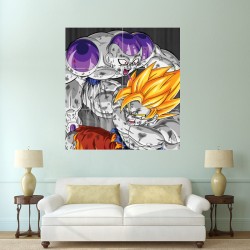 Dragon Ball Z Goku vs Frieza Block Giant Wall Art Poster (P-0785)