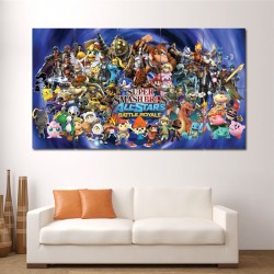 Super Smash Bros All Stars Kunstdruck Riesenposter (P-0793)