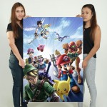 Super Smash Bros Wand-Kunstdruck Riesenposter