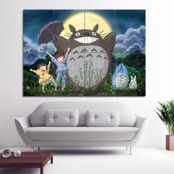 โปสเตอร์ ขนาดใหญ่ ภาพการ์ตูน โทโทโร่เพื่อนรัก Totoro Anime Manga (P-0799)