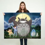 โปสเตอร์ ขนาดใหญ่  ภาพการ์ตูนอนิเมะ โทโทโร่เพื่อนรัก Totoro Anime Manga 