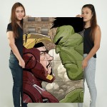  โปสเตอร์ ขนาดใหญ่ ภาพ Iron Man and The Hulk