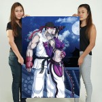 Street Fighter Ryu and Chun Li Kiss  Wand-Kunstdruck Riesenposter 