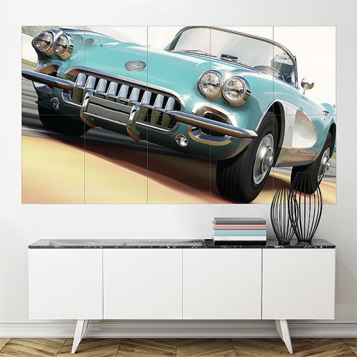 Electric Blue Skies Forza Motorsport 4 Block Giant Wall Art Poster 