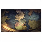 Game Of Thrones Map Block Giant Wall Art Poster 