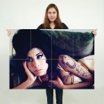 Amy Winehouse Hot Block Giant Wall Art Poster 