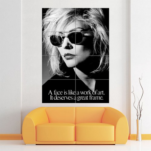 Blondie Debbie Harry Block Giant Wall Art Poster