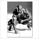 Bodybuilding Ronnie Coleman Block Giant Wall Art Poster