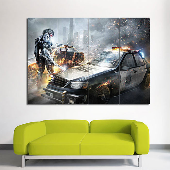 Metal Gear Rising Revengeance Canvas Painting HD Picture Print