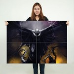 Batman Art Block Giant Wall Art Poster 