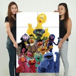 Sesame Street Characters Muppets Wand-Kunstdruck Riesenposter 