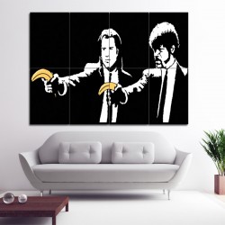 Banksy Pulp Fiction Block Giant Wall Art Poster (P-0948)