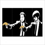 Banksy Pulp Fiction Block Giant Wall Art Poster 