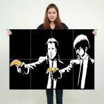 Banksy Pulp Fiction Block Giant Wall Art Poster 