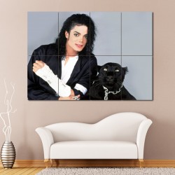 Michael Jackson Block Giant Wall Art Poster (P-0956)