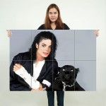 Michael Jackson Block Giant Wall Art Poster 