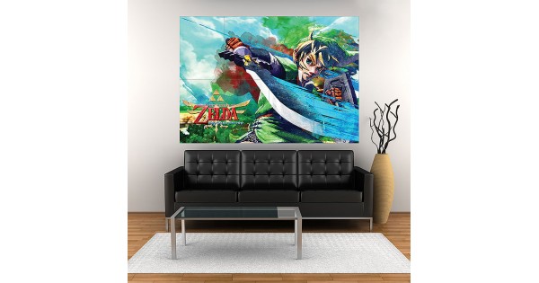 Sword Art Online Game Block Giant Wall Art Poster