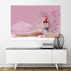 Nicki Minaj pink friday cover Block Giant Wall Art Poster (P-0962)