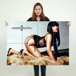 Nicki Minaj's Pink Block Giant Wall Art Poster