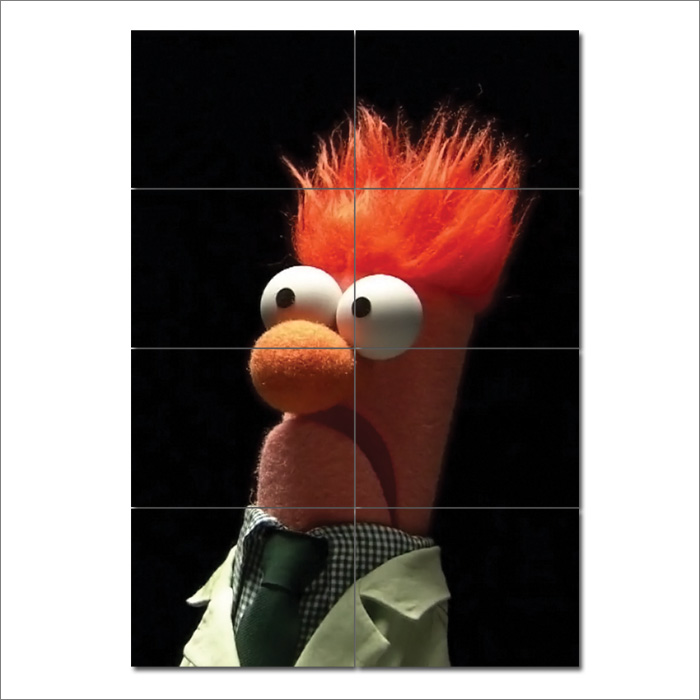 Meep Muppet Beaker | Art Board Print