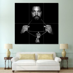 โปสเตอร์ ขนาดใหญ่ นักร้อง Ice Cube Rapper Hip Hop Music (P-0984)