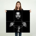 Ice Cube Rapper Hip Hop Block Giant Wall Art Poster