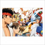 Tatsunoko Vs Capcom  Wand-Kunstdruck Riesenposter 