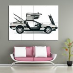 Back to the Future DeLorean DMC-12  Block Giant Wall  Poster 