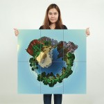 Minecraft Mineplanet Wand-Kunstdruck Riesenposter