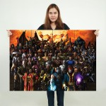 Mortal Kombat Armageddon Wand-Kunstdruck Riesenposter