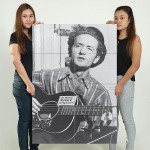 Woody Guthrie Block Giant Wall Art Poster 