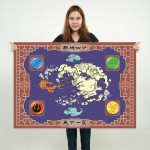 Avatar The Last Airbender Map Block Giant Wall Art Poster 