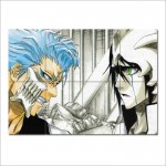 Grimmjow VS Ulquiorra Bleach Anime Kunstdruck Riesenposter