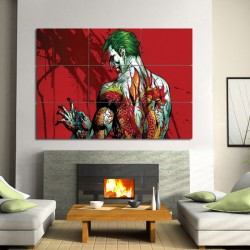  Batman Joker Tattoo Wand-Kunstdruck Riesenposter (P-1141)