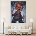 Chucky Childs Play Horror Wand-Kunstdruck Riesenposter